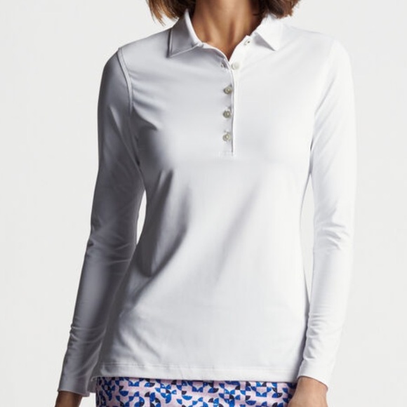 Peter Millar long sleeve polo size medium - Picture 7 of 7